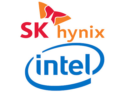 SKハイニックスとインテルのロゴ